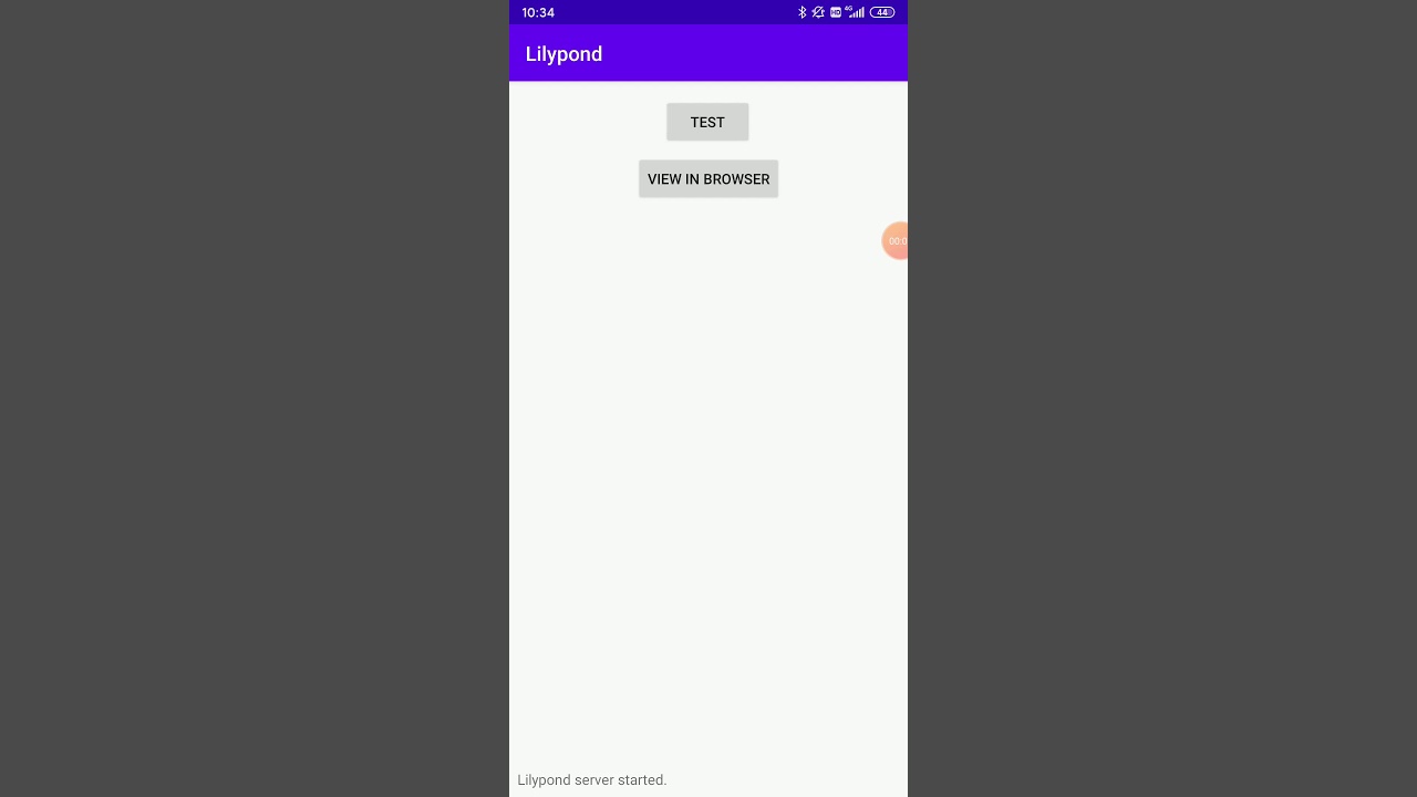 Lilypond demo on Android