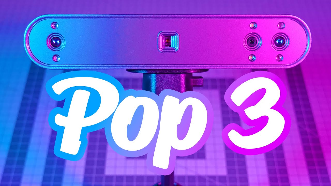 Revopoint Pop 3 🦾😃 Un scanner 3D un cran au dessus des autres
