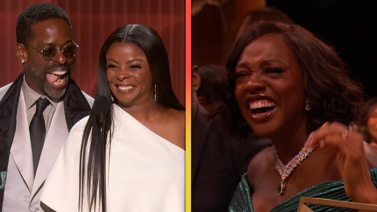 Actor Awards: Viola Davis CRACKS UP as Sterling K. Brown FLUBS On-Stage Joke