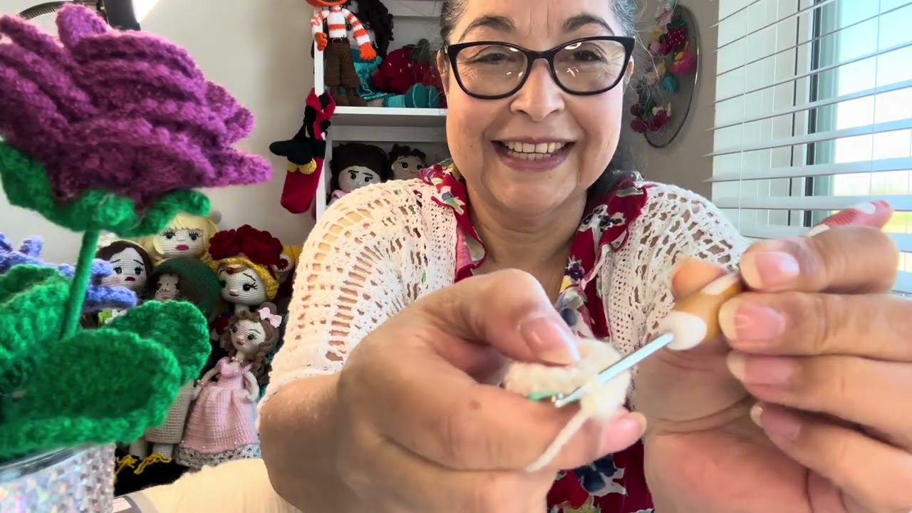 “ brazos “1pte de la muñeca tejida🧶