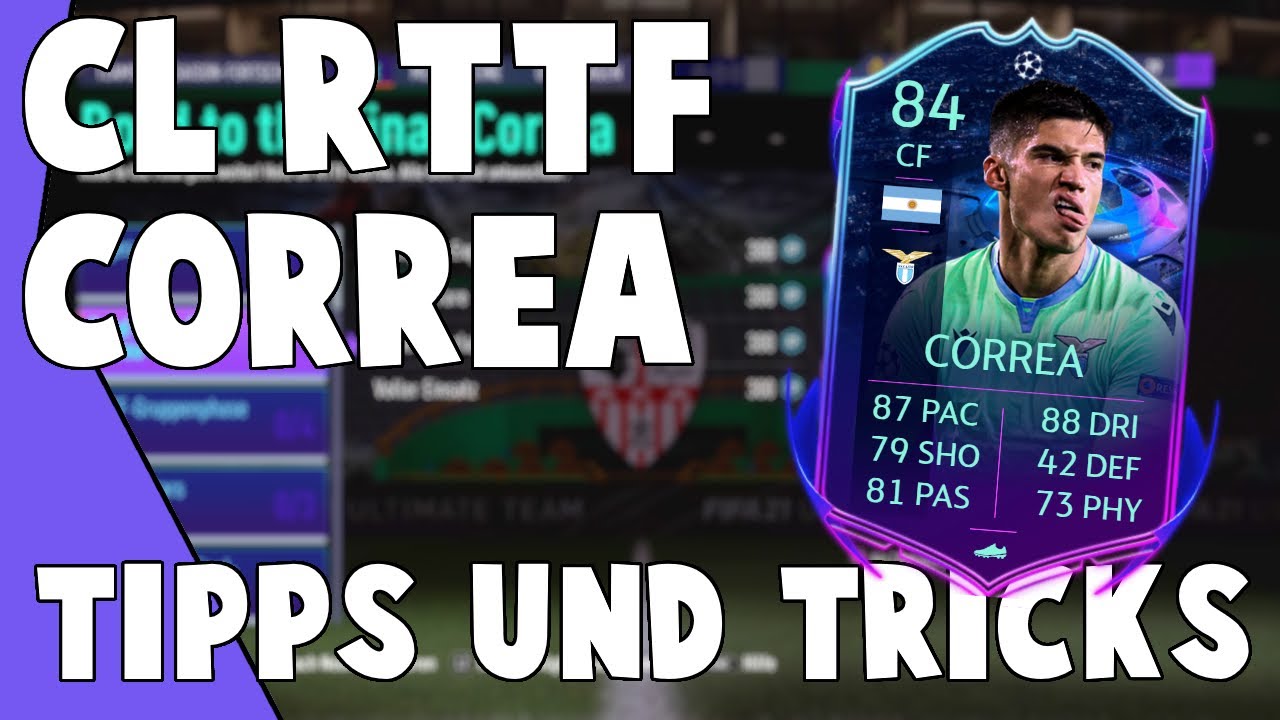 CORREA RTTF | Aufgabe einfacher abschlie&szlig;en + Infos zur Karte [Fifa 21: Tutorial]