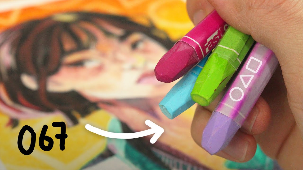 DIBUJANDO A SAE-BYEOK CON CRAYONES PASTEL (Squid game)