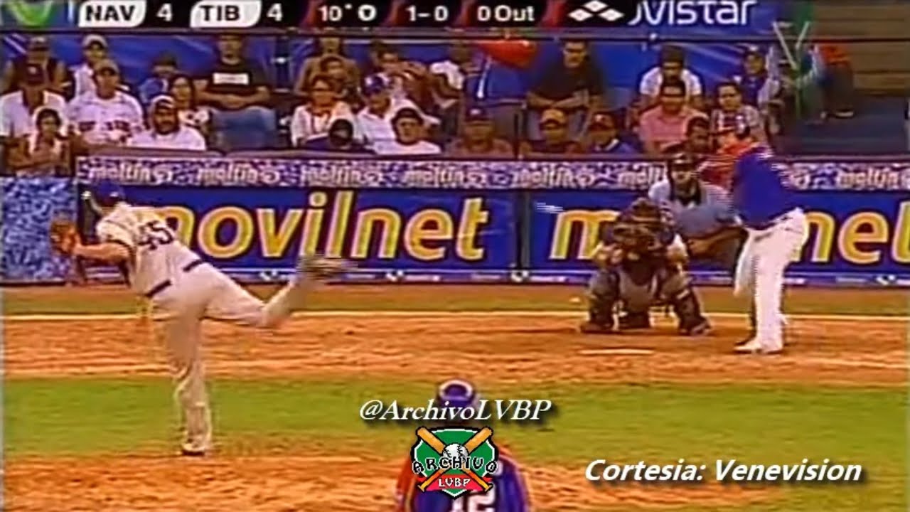 Grand Slam de JACKSON MELIAN deja en el terreno al Magallanes LVBP 2007-2008 Magallanes vs La Guaira