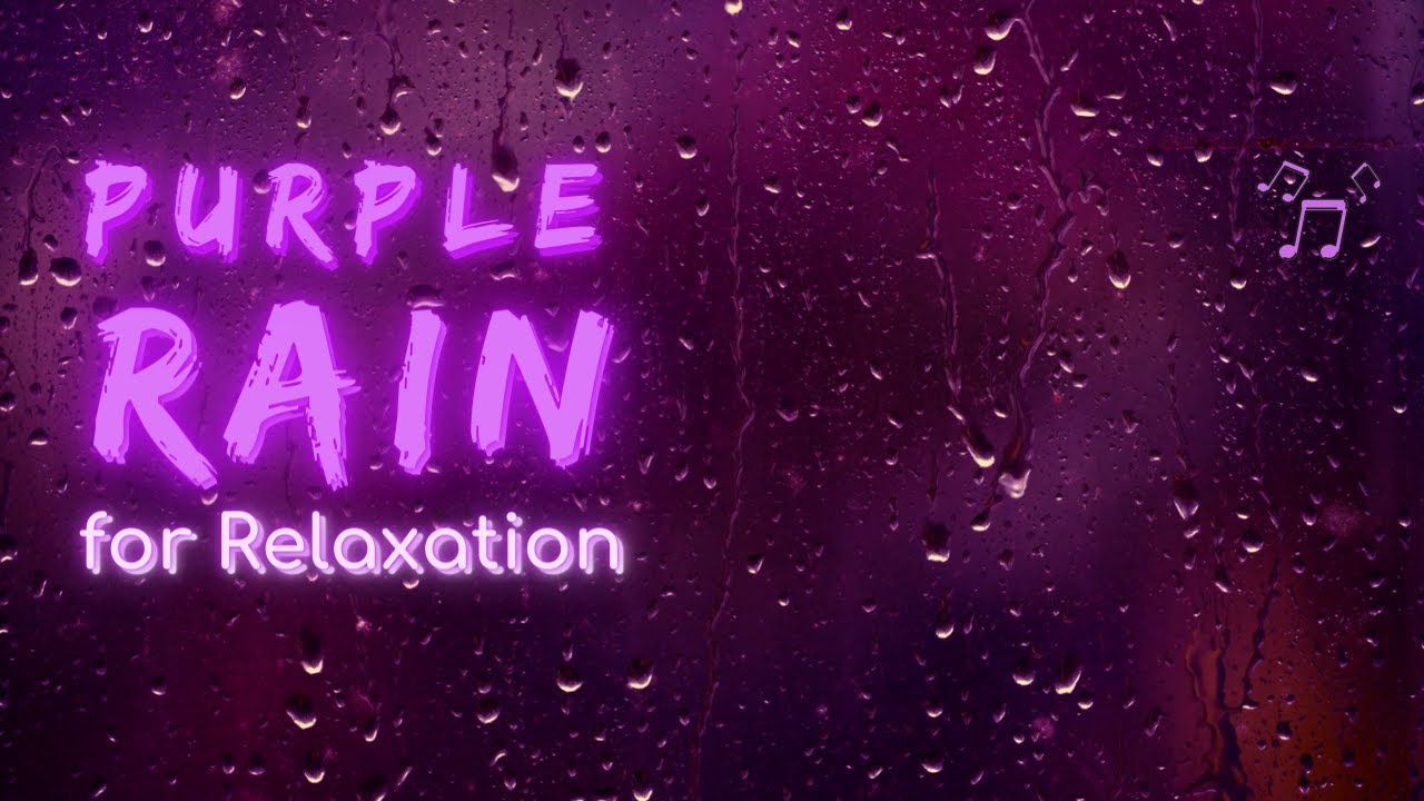 Purple Rain for Relaxation | Rain Series | Ambient Sound | What Else Is There?