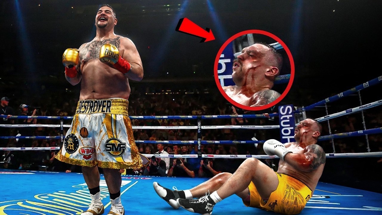 Andy Ruiz LOST Control.. The Crowd Felt This Brutal KO