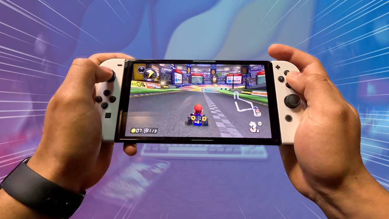 COMO É TER UM NINTENDO SWITCH OLED ? #POV