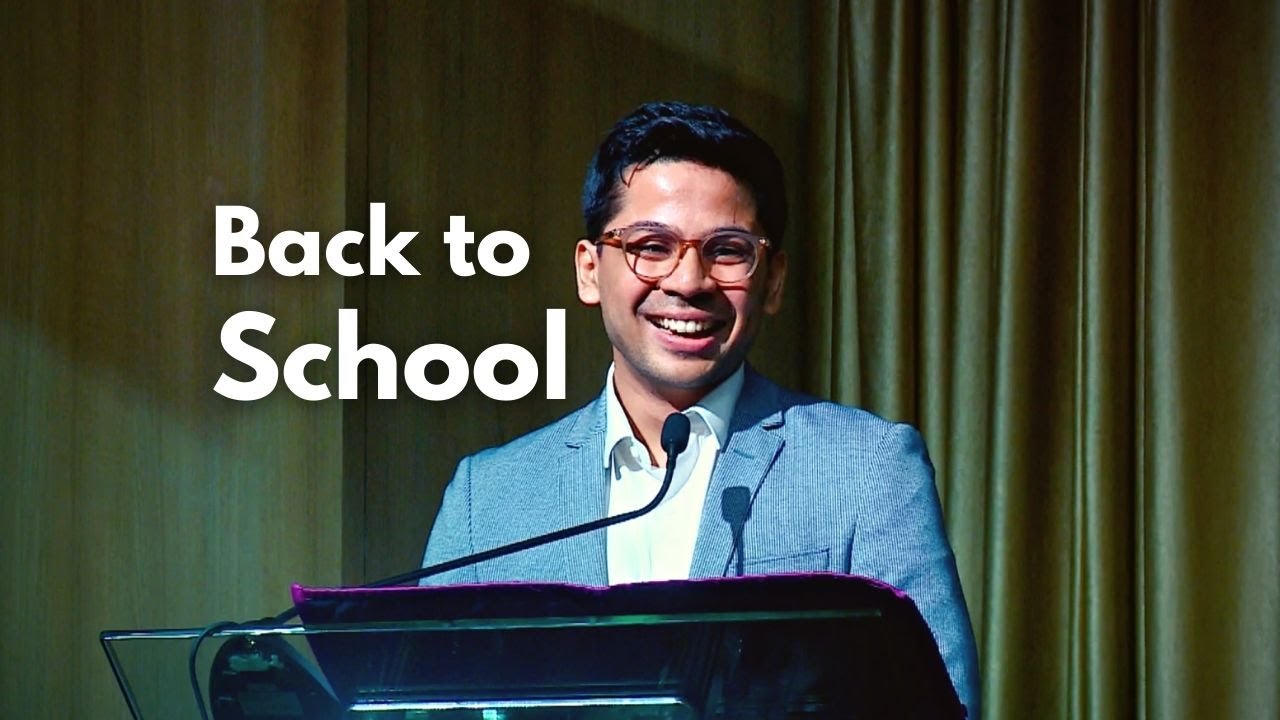 I (Somehow) Got Invited Back: Chief Guest Speech