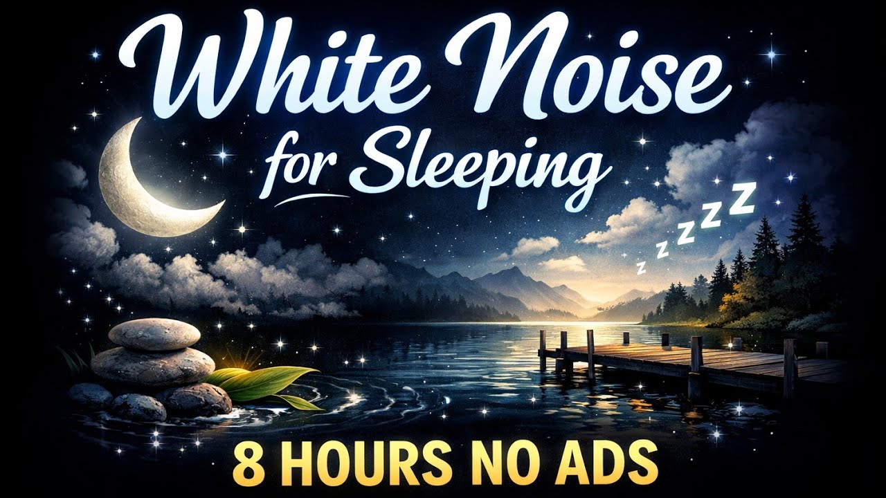 White Noise for Sleeping (8 Hours No Ads)