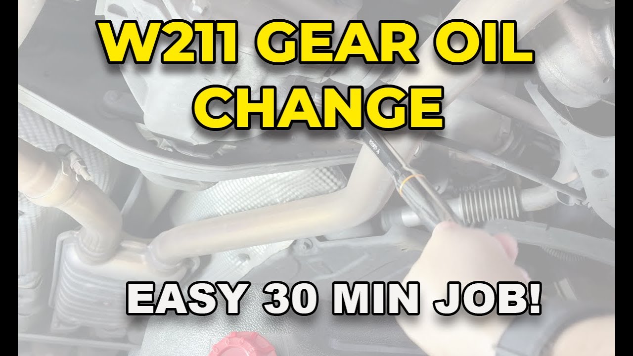 2007 Mercedes E350 (W211) differential oil change