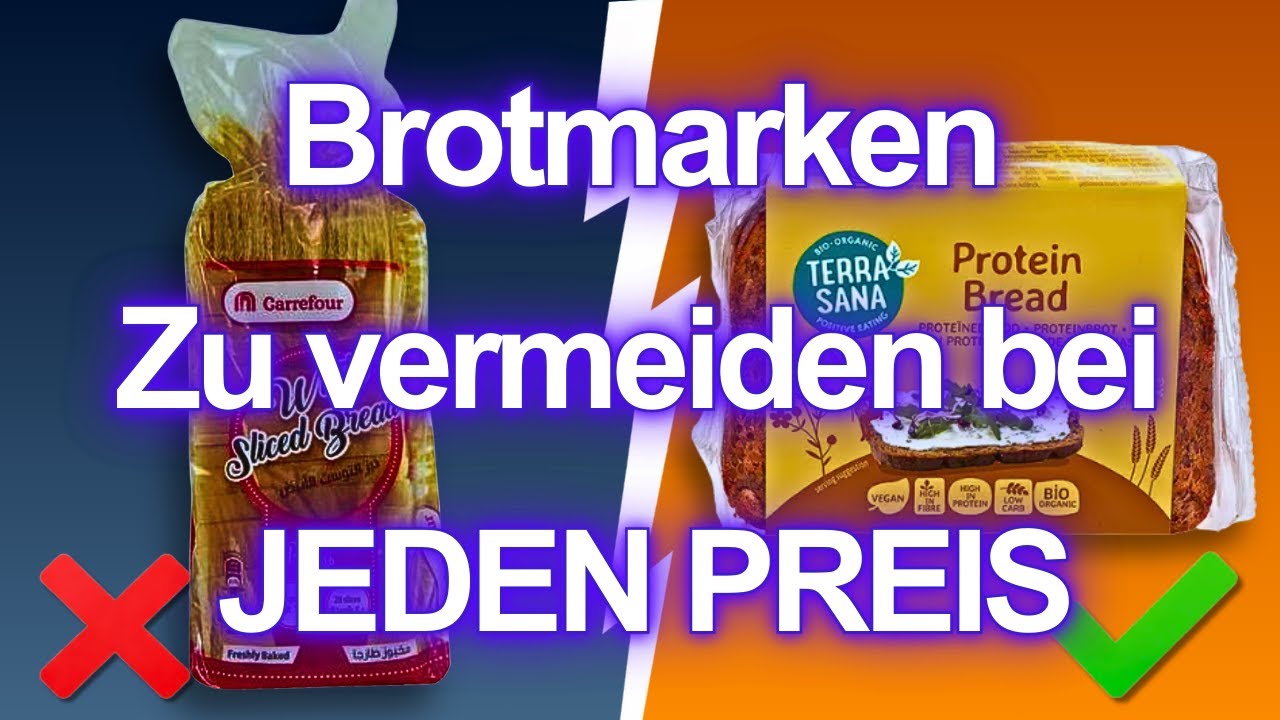 Diese 7 Brotsorten solltest du UNBEDINGT MEIDEN und 2, die du essen kannst