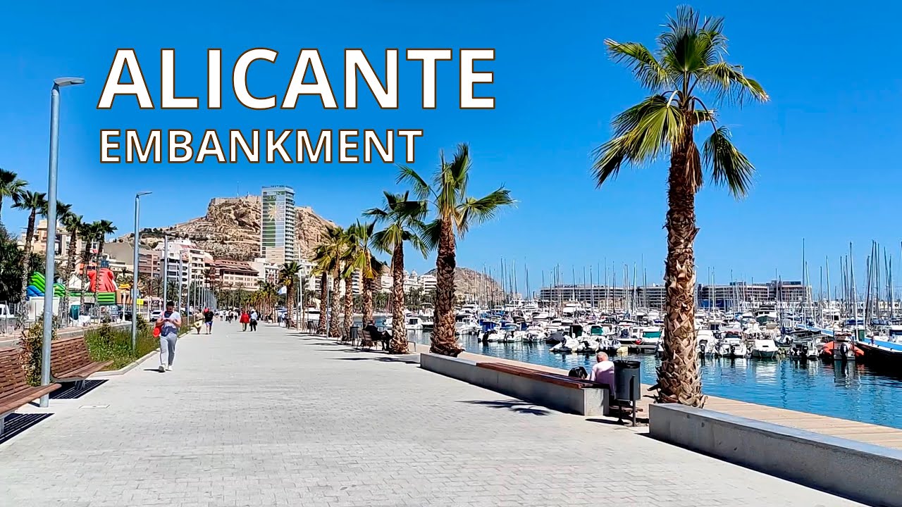 Alicante Seaside Stroll: From Port to Playa del Postiguet - April 2023