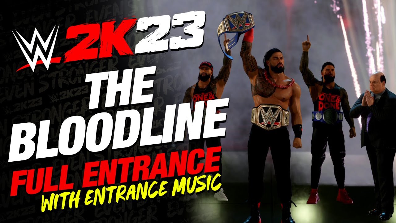 WWE 2K23 THE BLOODLINE ENTRANCE - 