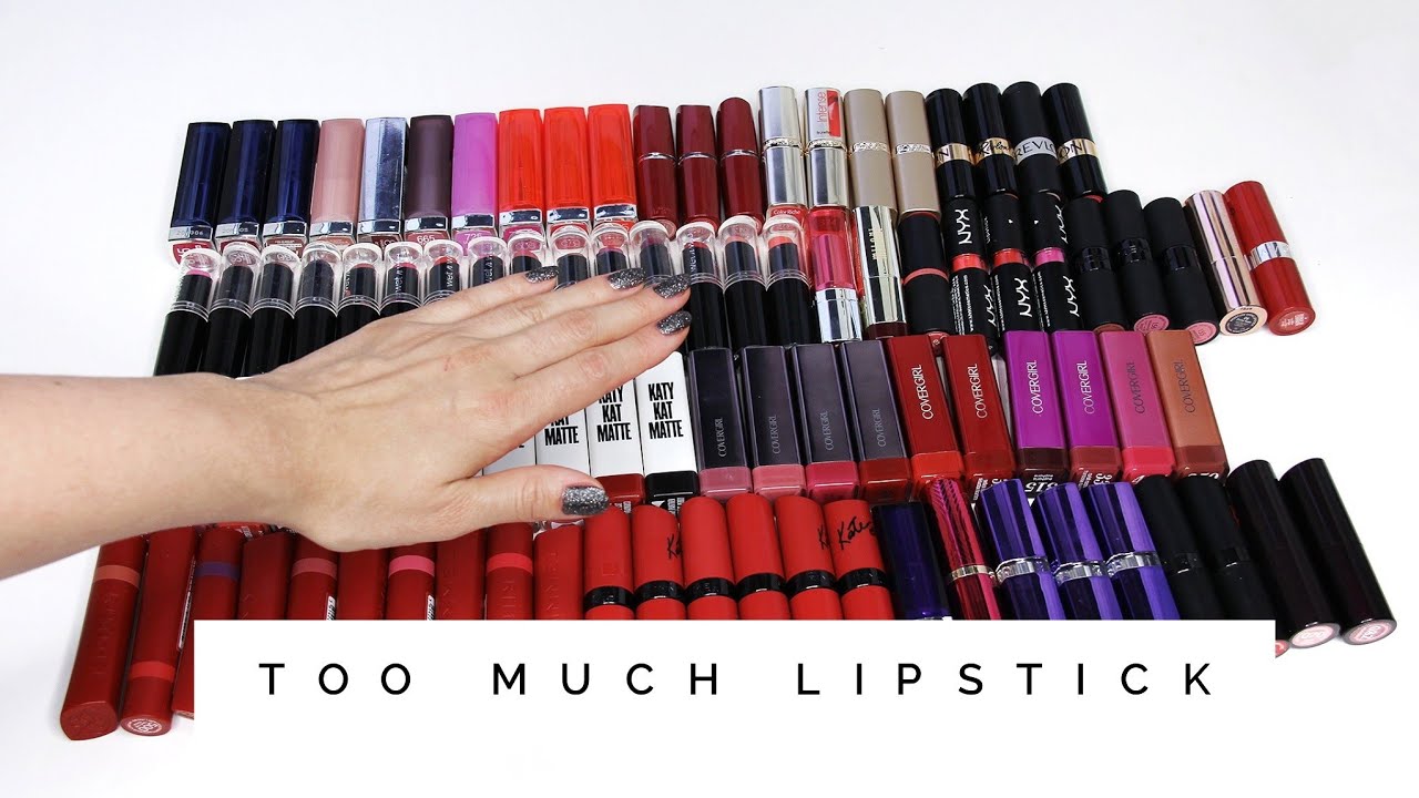 Declutter Lip Products With Me (huge, more than 100 gone)