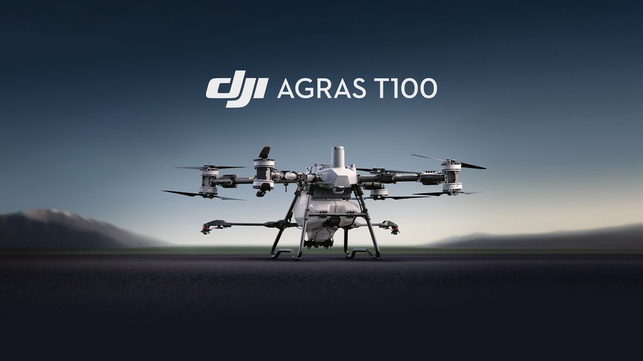 DJI Agras T100 @DJIAgriculture  - Дрон, который конкурирует с трактором! 👑 100 КГ В НЕБЕ!