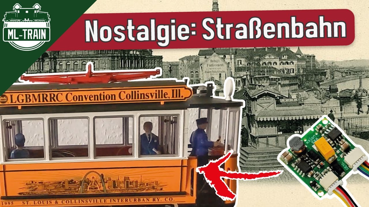 LGB Straßenbahn Digitalisierung mit SX6 und DRIVE L (Produktvideo)