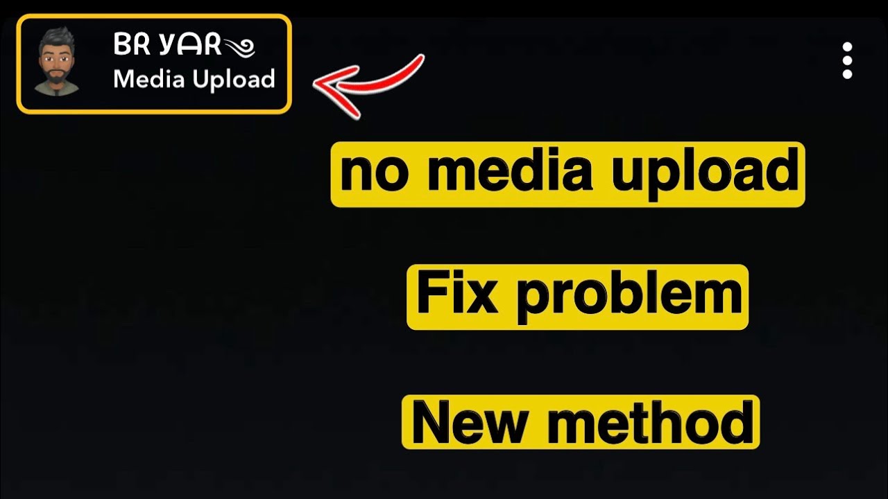 How to Remove Snapchat Media Upload Problem 2025 | New method