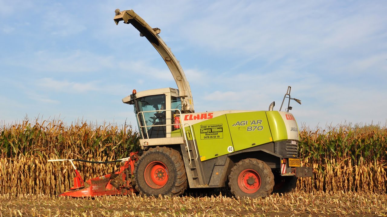 Claas Jaguar 870 - Loonw. Willem Claeys - mais 2014