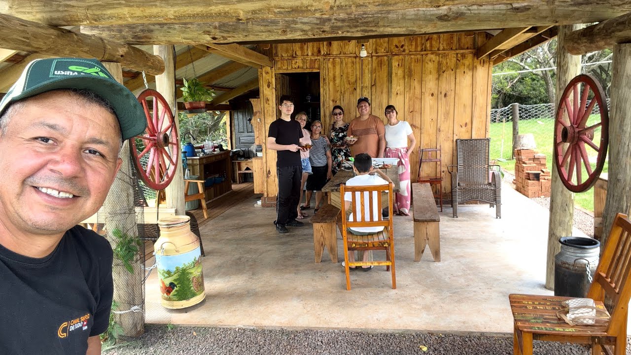 Vanessa e sua família vieram  visitar o rancho # foi um prazer recebê-los…