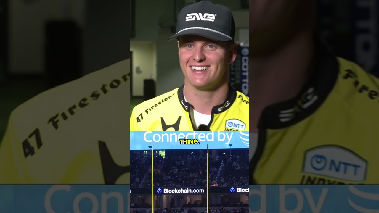 Brandon Aubrey and Mick Schumacher trade tips on racing and kicking
