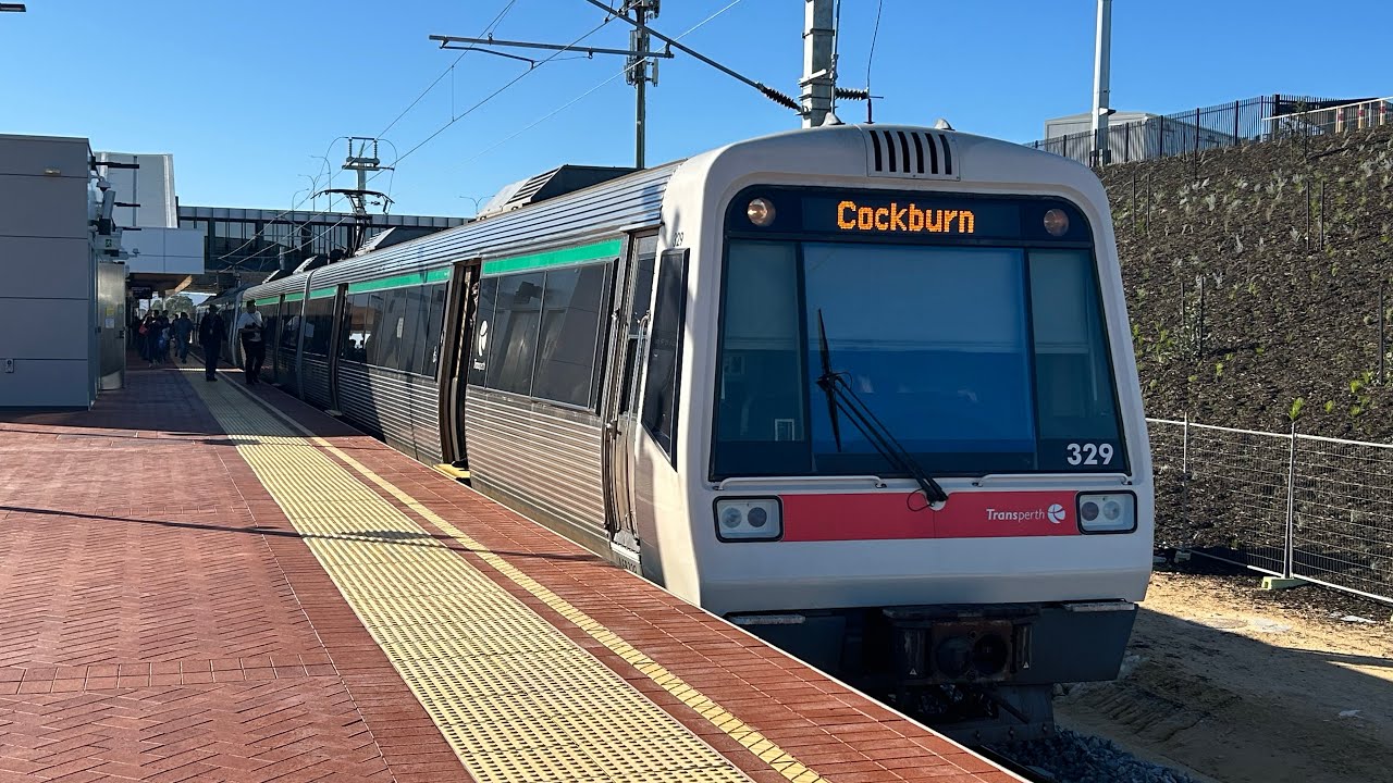 Trains on the Thornlie-Cockburn Line