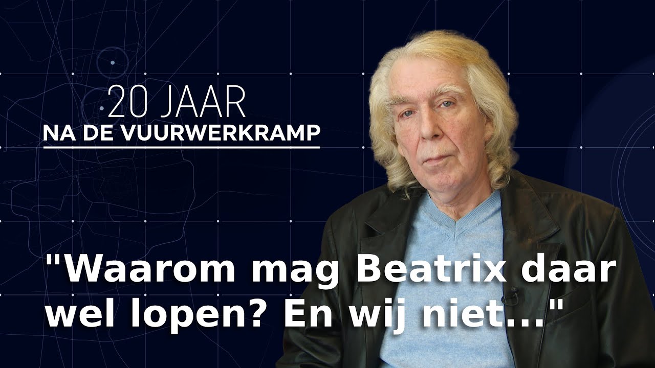 Frits Pril reed door hekken na de vuurwerkramp: 