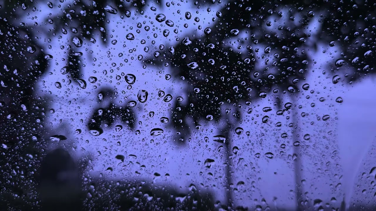 Drifting to Sleep with Rain Sound On WindowㅣHeavy Rain for Sleep, Study and Relaxation, Meditation