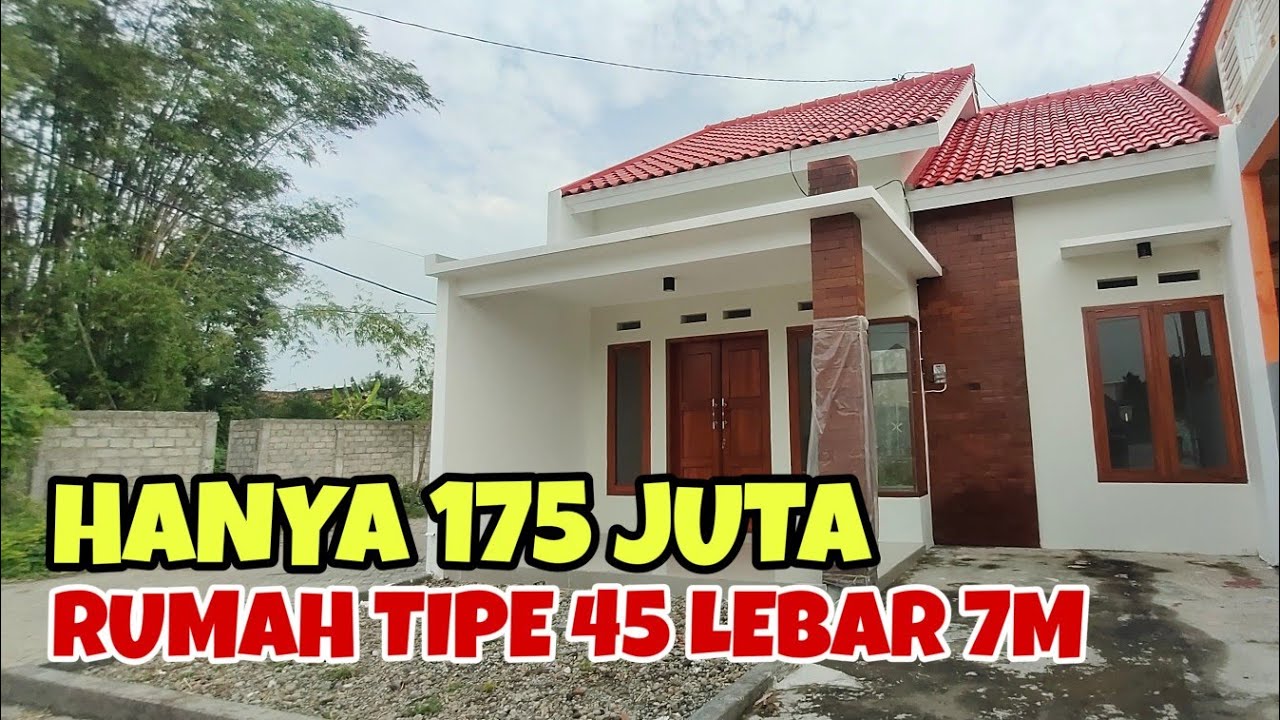 Rumah Cantik Tipe 45 Terasa Luas di Pojok Jalan