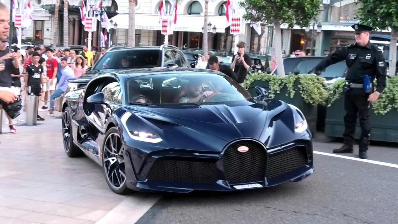 $8Million BUGATTI DIVO turns up at the Monaco Casino and Causes CHAOS!