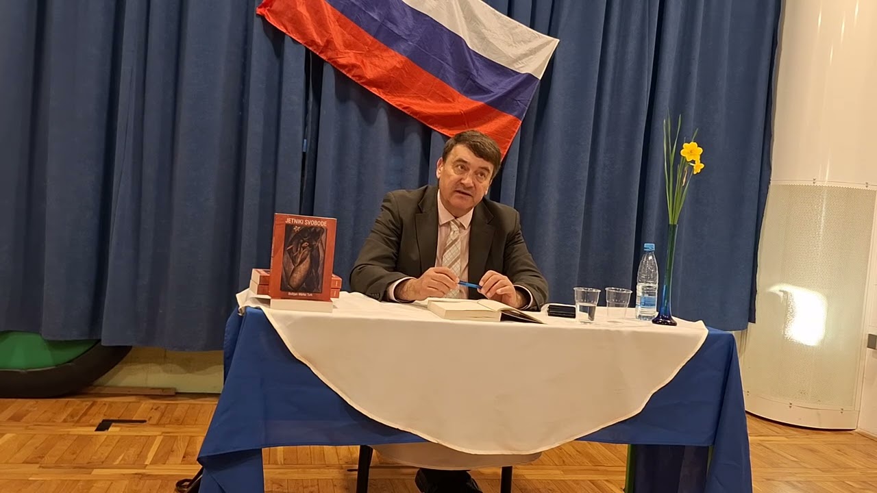 Pogovor z dr. Bo&scaron;tjan M. Turk o lažnem prazniku 27. april, dan OF povezano s knjigo Jetniki Svobode