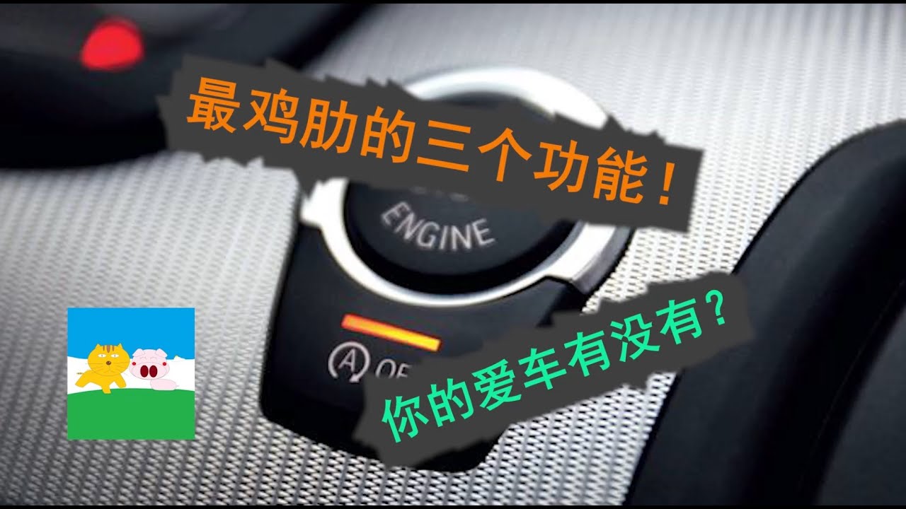 最鸡肋的三个功能，你的爱车有没有？【大猫说车】