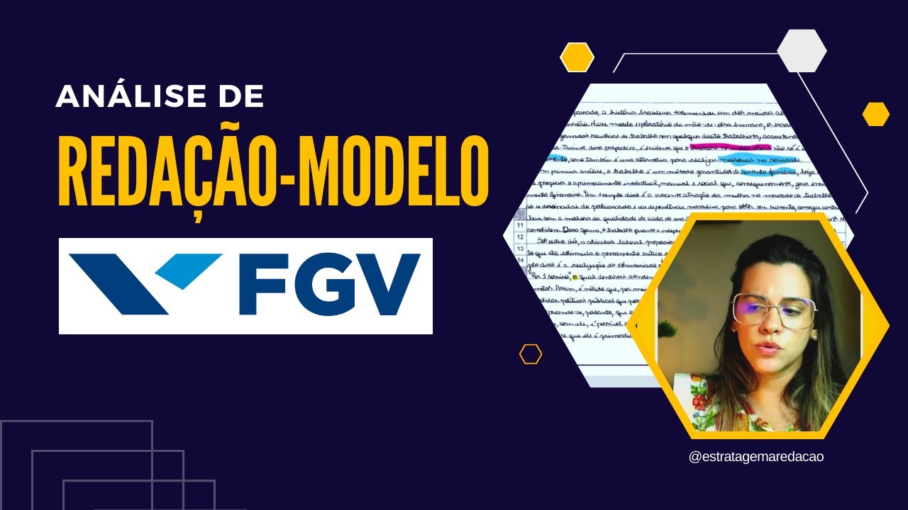 Análise de REDAÇÃO-MODELO concurso FGV 2023