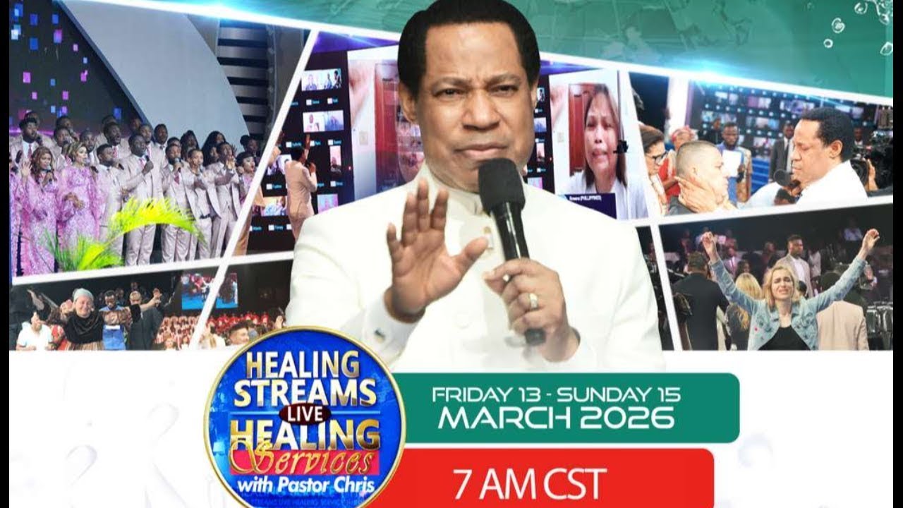 Rebroadcast: HEALING STREAMS LIVE HEALING SERVICE with PASTOR CHRIS || MARCH 13 2026 || DAY 1