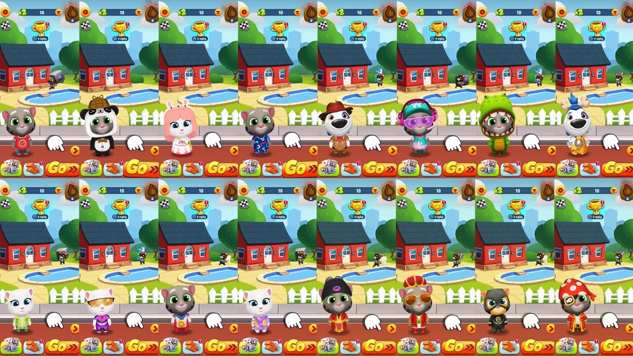 Talking Tom Gold Run New Update 2025 - 16 Characters vs 16 Bosses - Android iOS