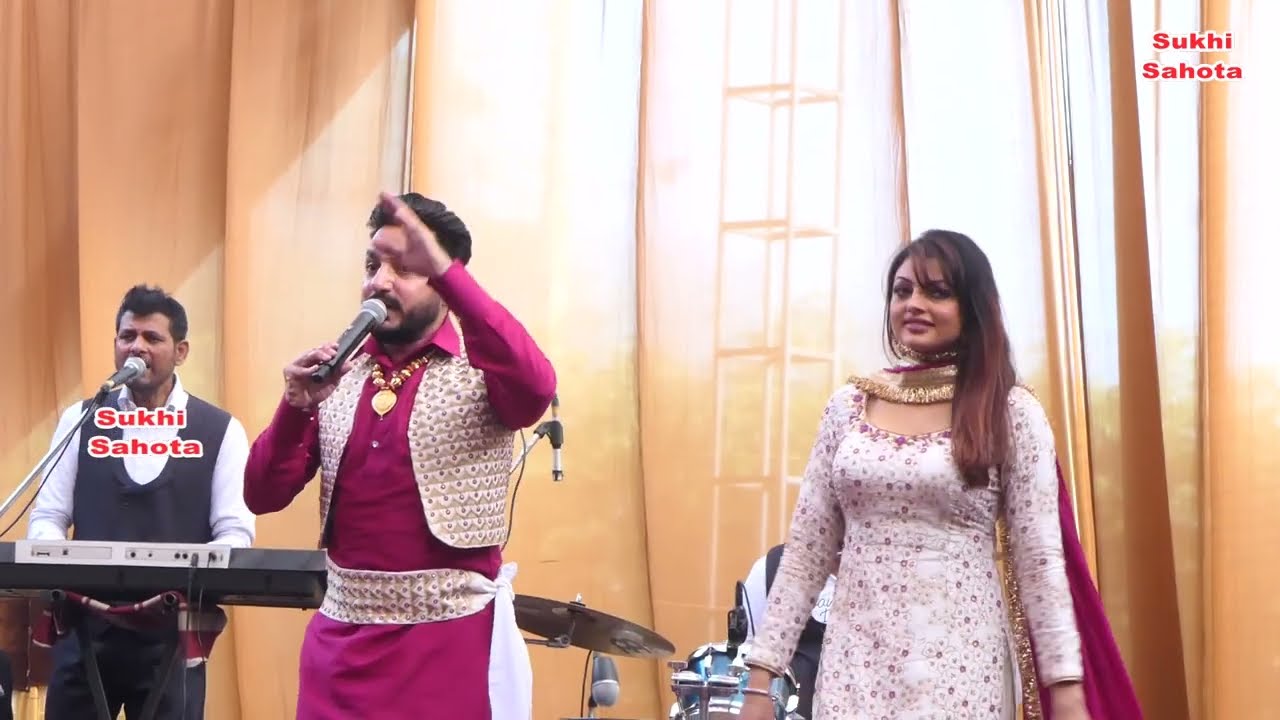 Deep dhillon and Jaismeen jassi live show marriage LDH (2)