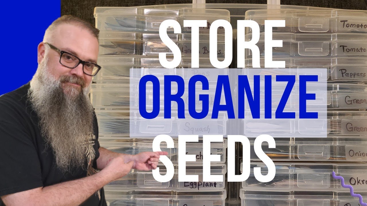 BEST WAY to STORE & ORGANIZE Garden Seeds
