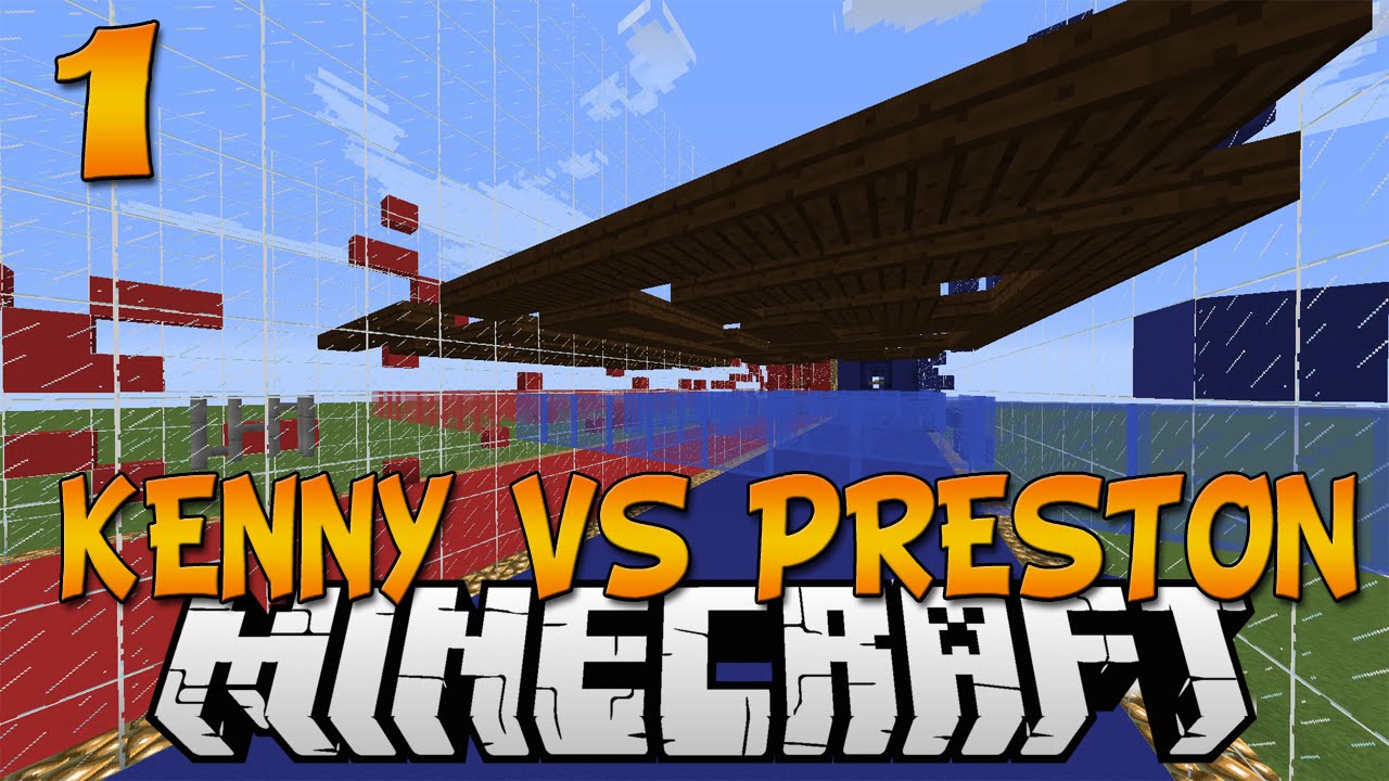 MINECRAFT: KENNY VS PRESTON CUSTOM MAP #1 w/Kenny and PrestonPlayz