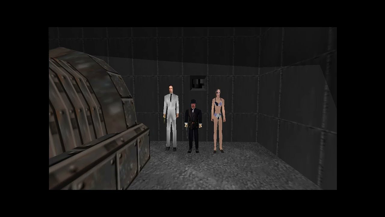 007 The Spy Who Loved Me 64 - End of Demo [Nintendo 64 n64] ROM Hack DEMO