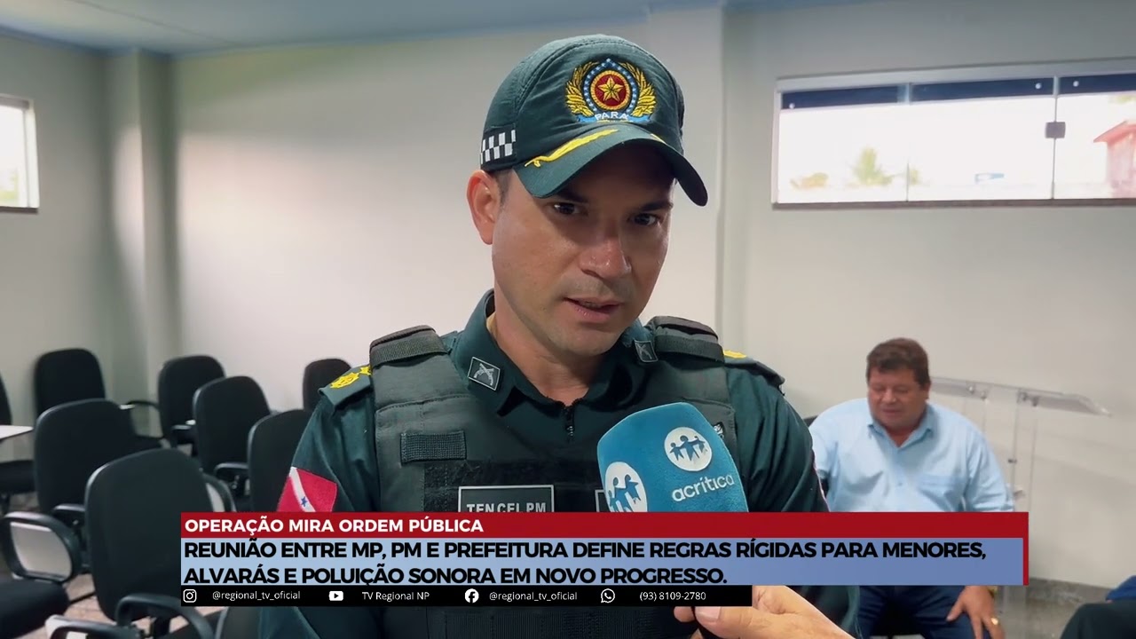 Forças de segurança e comerciantes participam de reunião sobre eventos em Novo Progresso