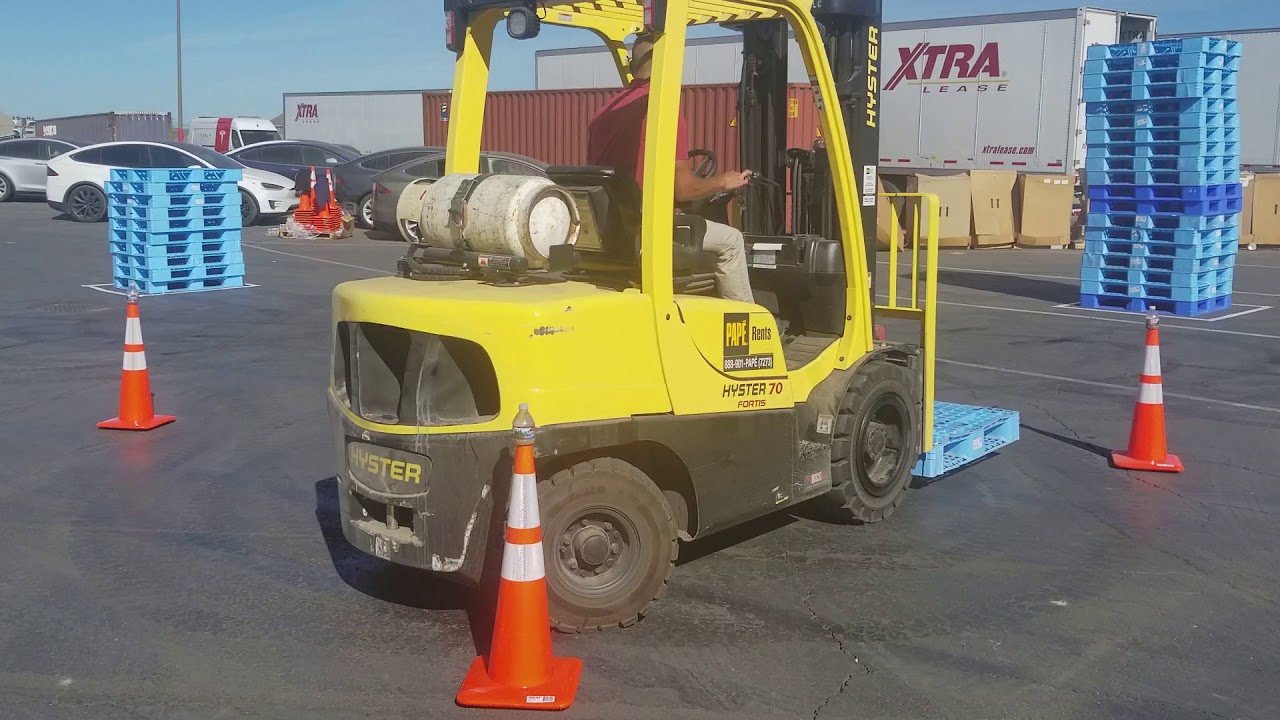 Forklift Obstacle course