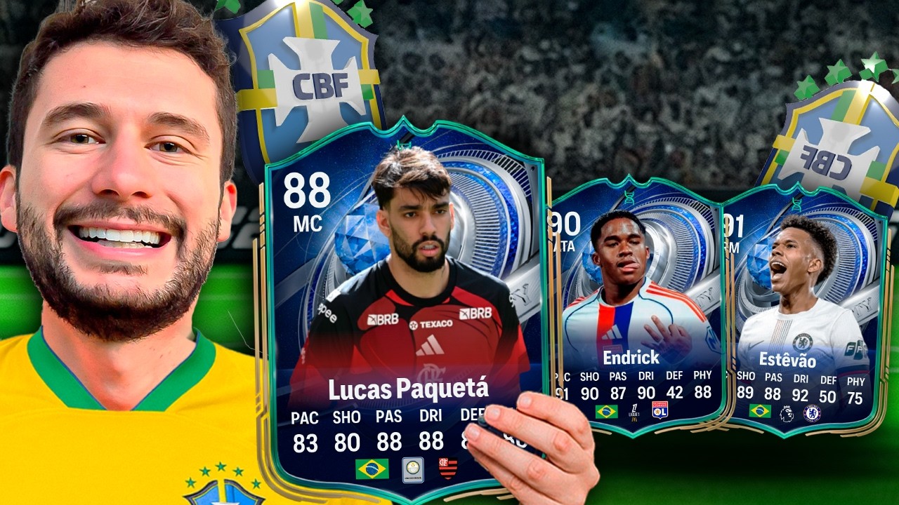 FIZ A NOVA EVO DO PAQUETÁ NA NOSSA SELEÇÃO BRASILEIRA 🇧🇷