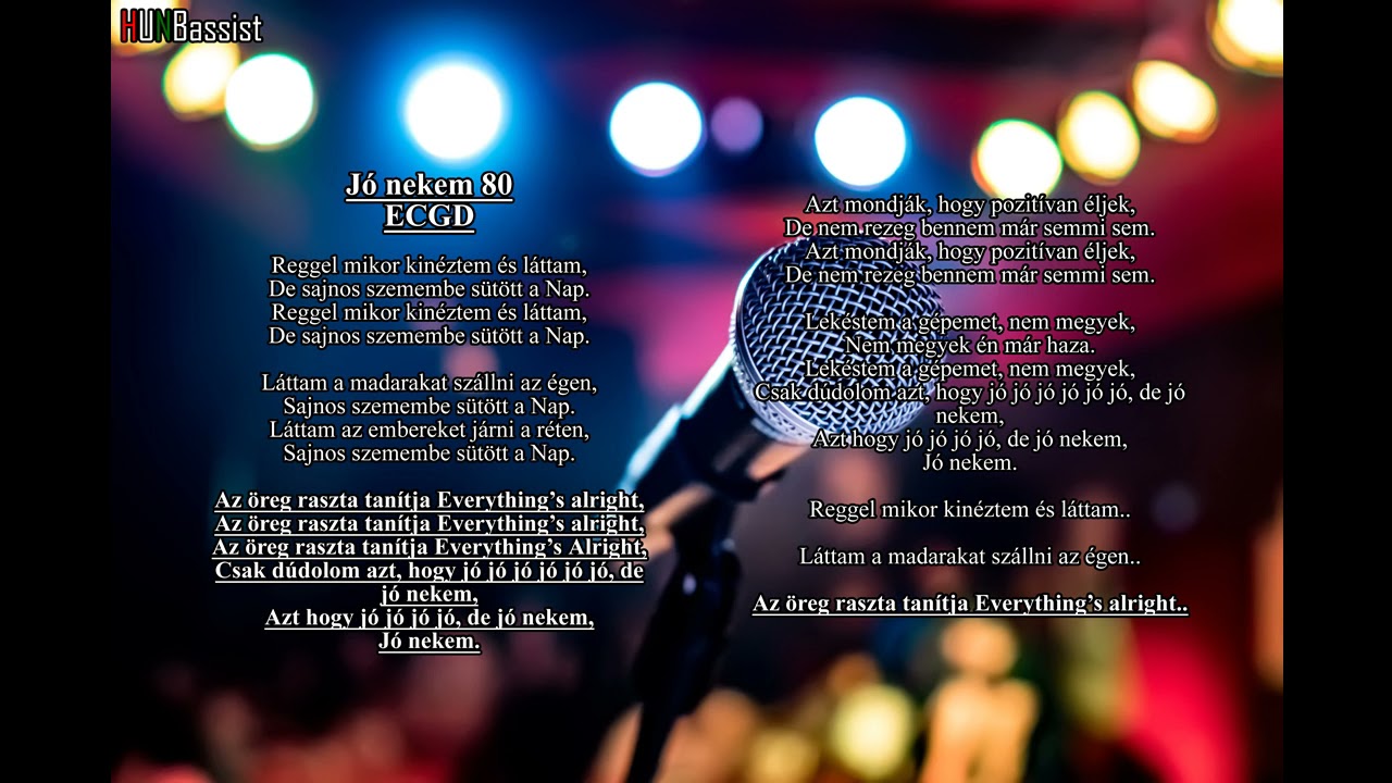 Ocho Macho - Jó nekem (Alaphangolás, Karaoke)
