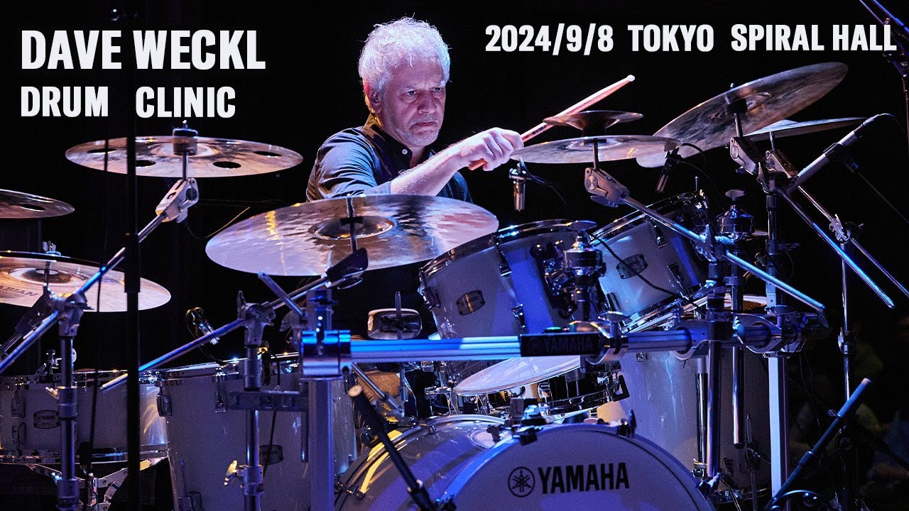 Dave Weckl Drum Clinic 2024 in 表参道スパイラルホール