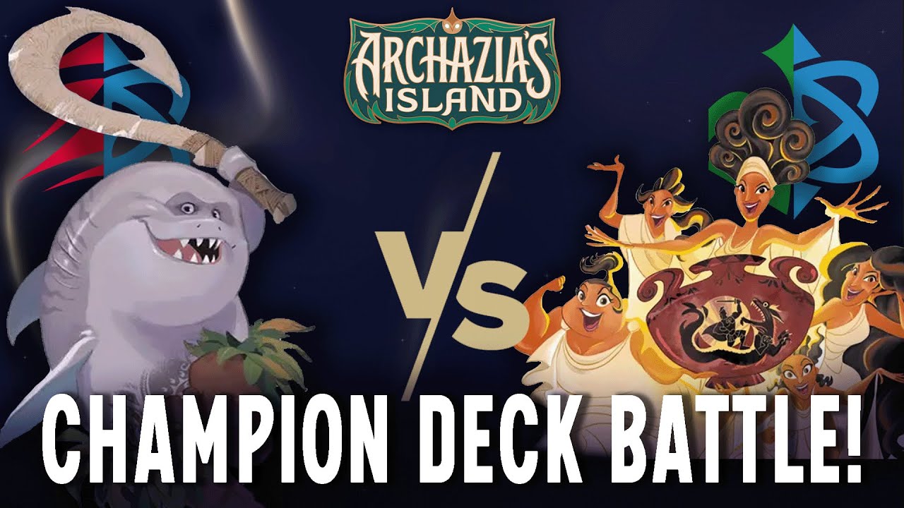 [META DECK GAMEPLAY] Ruby Sapphire Control vs Emerald Sapphire Tempo DISNEY LORCANA Set 7