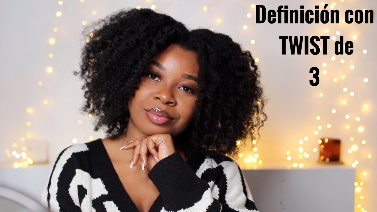 COMO DEFFINIR EL CABELLO AFRO 4C || PRUEBO TWIST DE 3 Por PRIMERA VEZ || Rihanel
