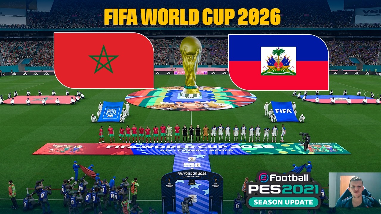 МАРОККО &mdash; ГАИТИ &mdash; Чемпионат мира 2026 | Полный матч, все голы | Симуляция eFootball PES