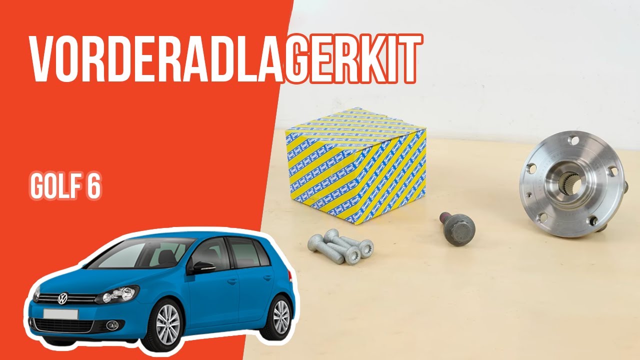 Wie Golf 6 Vordere Radlager wechseln 🚗