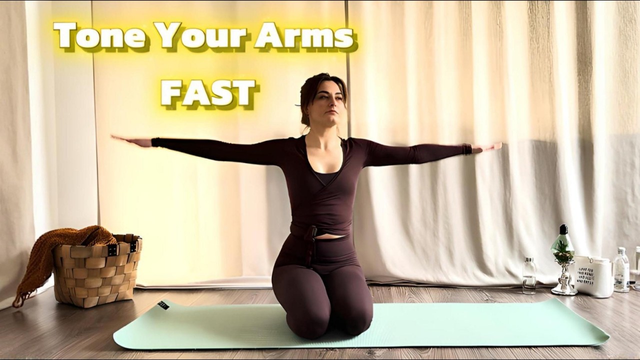 Strong, Sculpted Arms in 5 Minutes a Day | Tired Arms? Try This 5 Min Pilates Arm Routine