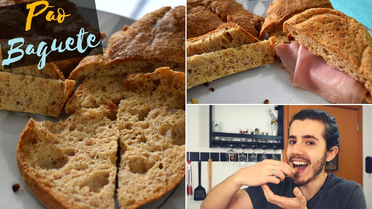 Receita de BAGUETE Crocante Sem Glúten e Low Carb | Batata Assando