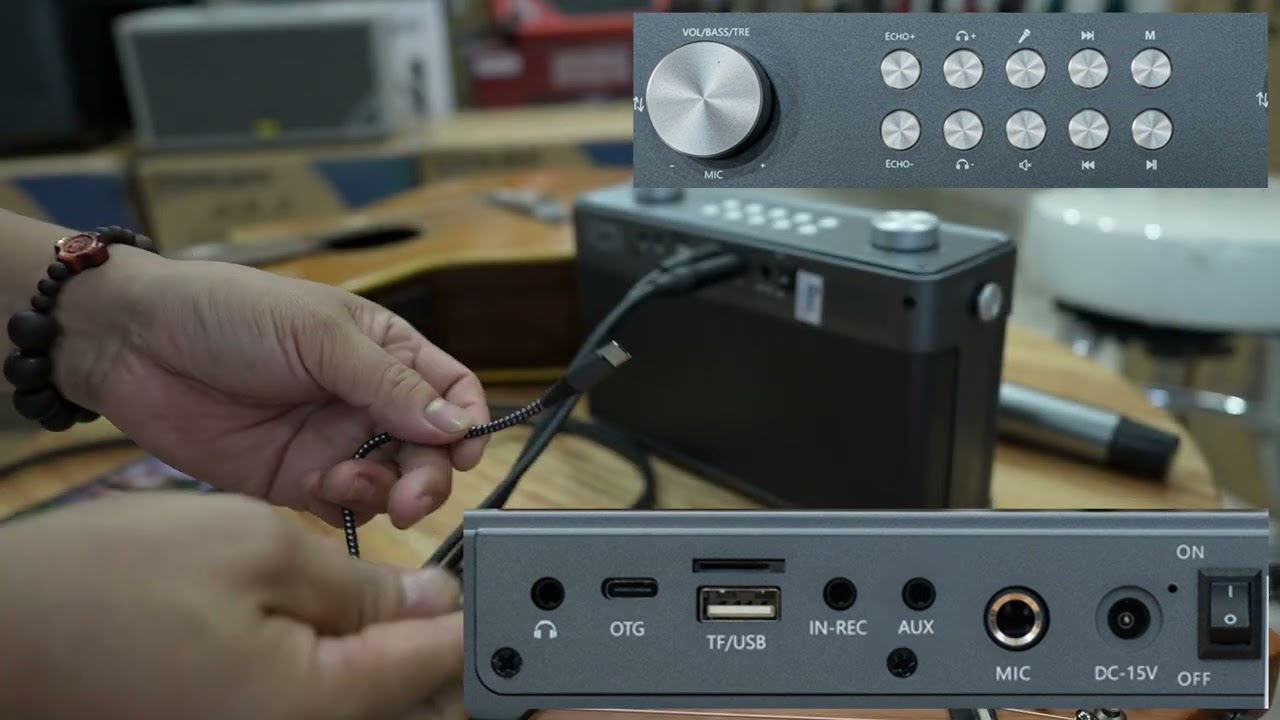 BOXT-Q5S - C&aacute;ch Setup 2 Guitar 1 Micro