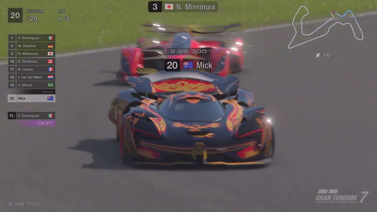 Maggiore 1 lap handicap broadcast